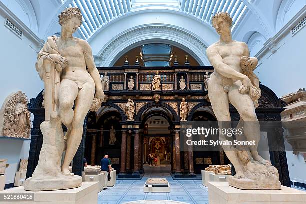 victoria and albert museum - victoria and albert museum stockfoto's en -beelden