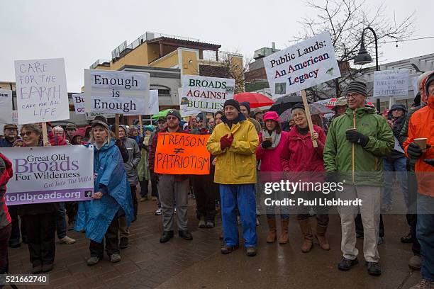 protest against federal lands takeover - ammon bundy fotografías e imágenes de stock