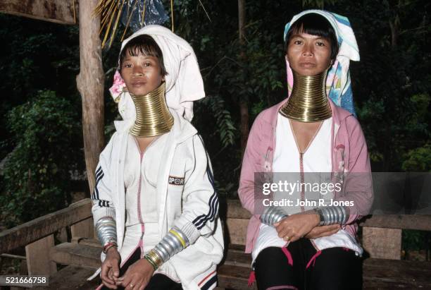 karen women, thailand - padaung stock pictures, royalty-free photos & images