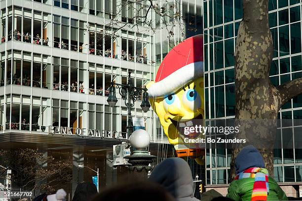 macy's thanksgiving day parade - festival float stock pictures, royalty-free photos & images