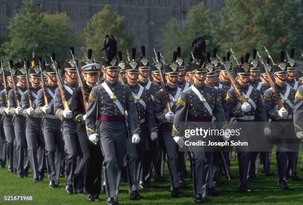 west point cadets - west point military academy stock pictures, royalty-free photos & images