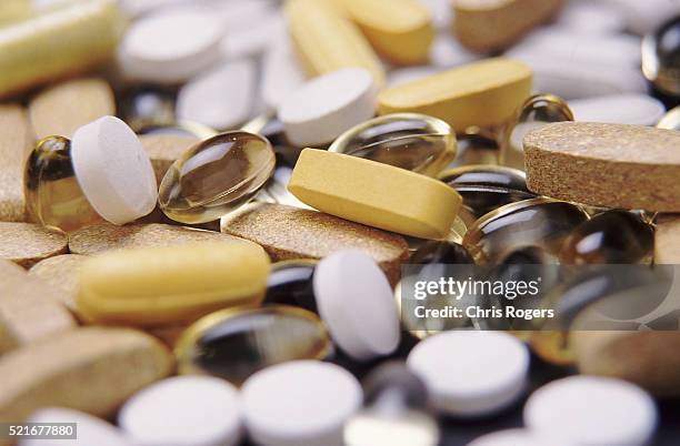 medicine and vitamins - supplement stock pictures, royalty-free photos & images