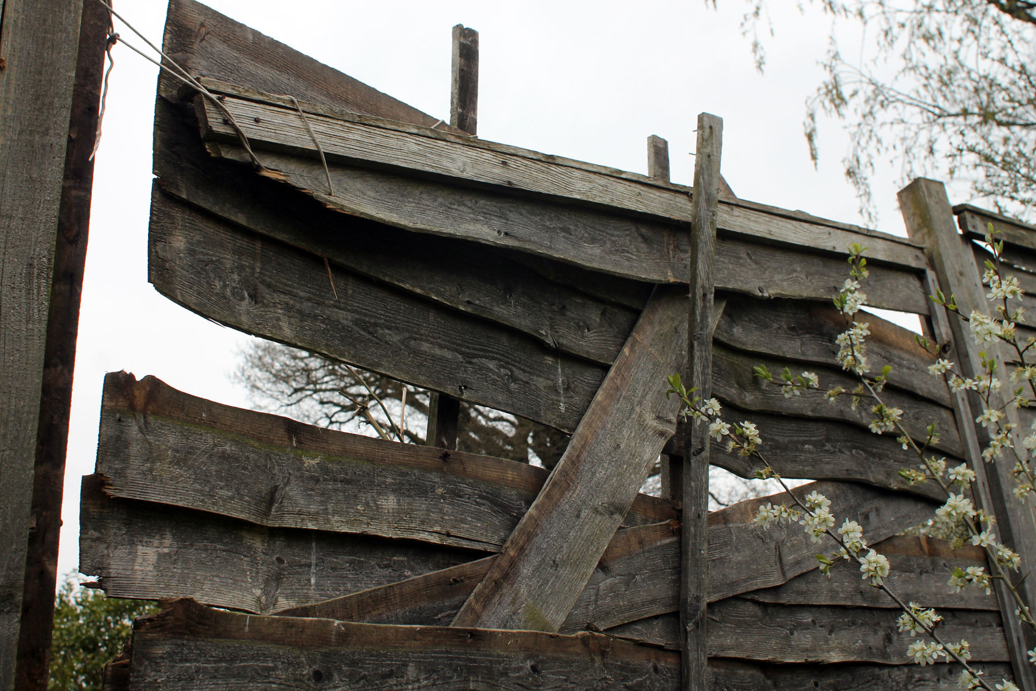 broken fence
