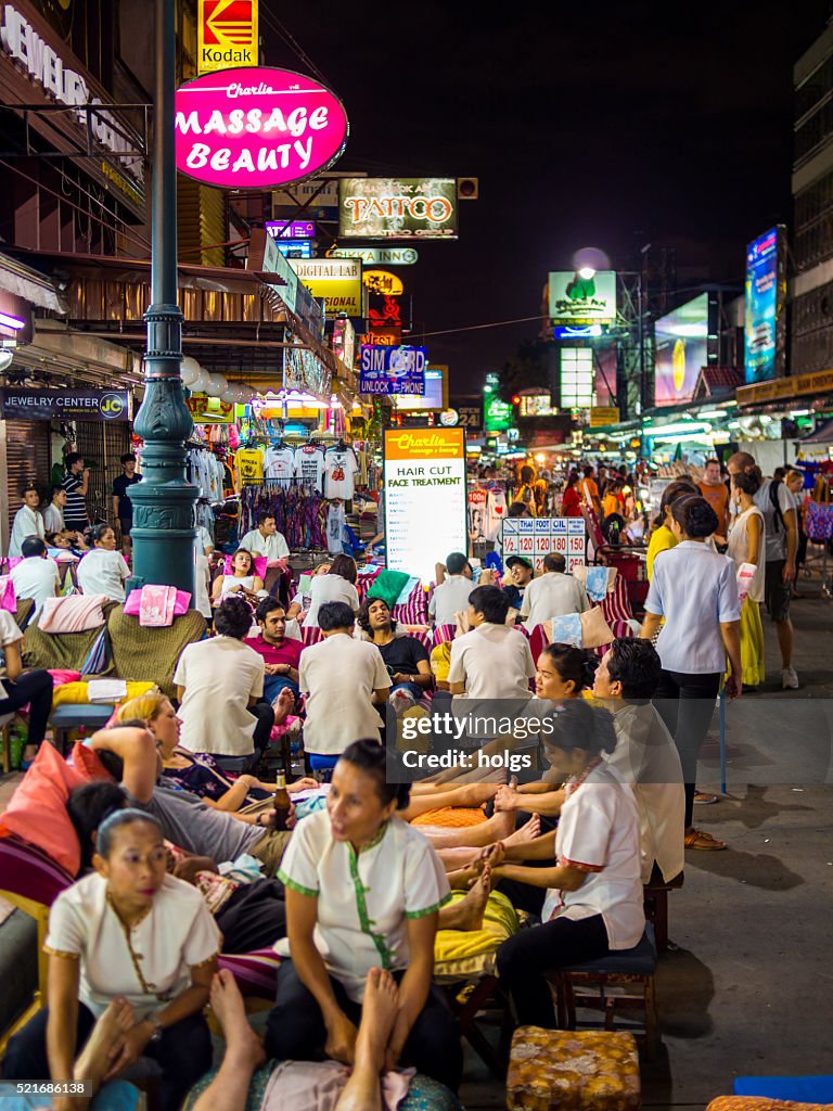 Khao-San-Road in Bangkok, Thailand