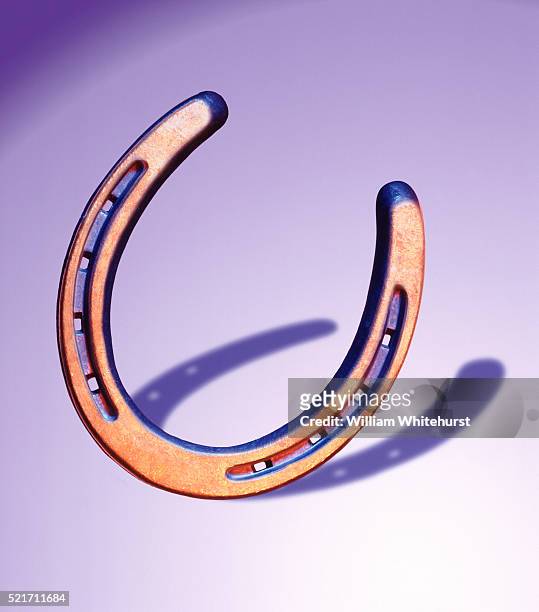 lucky horseshoe - horseshoe luck stock pictures, royalty-free photos & images