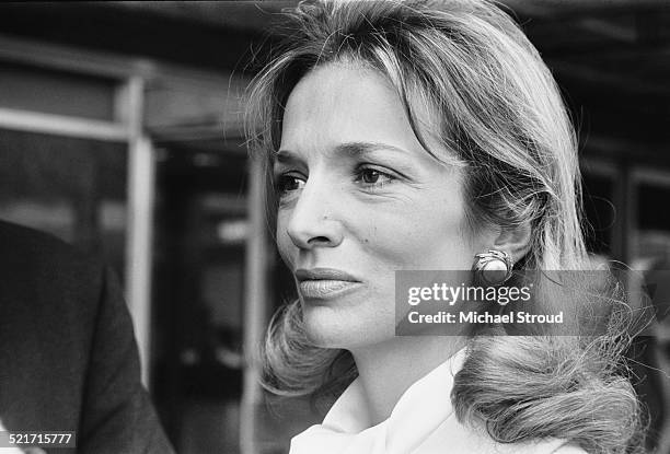 Princess Lee Radziwill, sister of former US First Lady, Jacqueline Kennedy at London Airport after the recent shooting of Senator Robert Kennedy,...