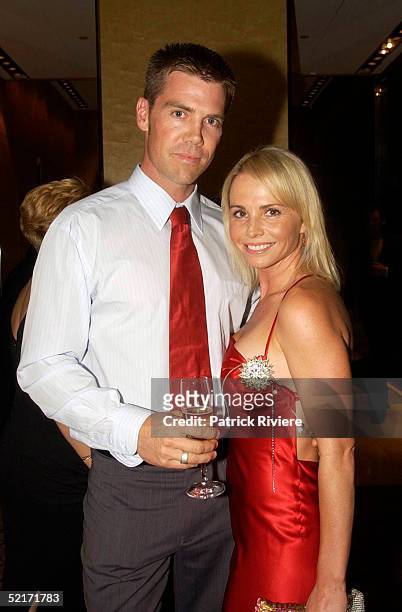 March 2004 - Gary Davis and Alyssa-Jane Cook at A Night With The Stars - a Millennium Foundation Charity dinner held at The Westin Hotel in Sydney,...