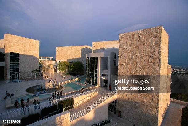 the getty center - getty centre fotografías e imágenes de stock