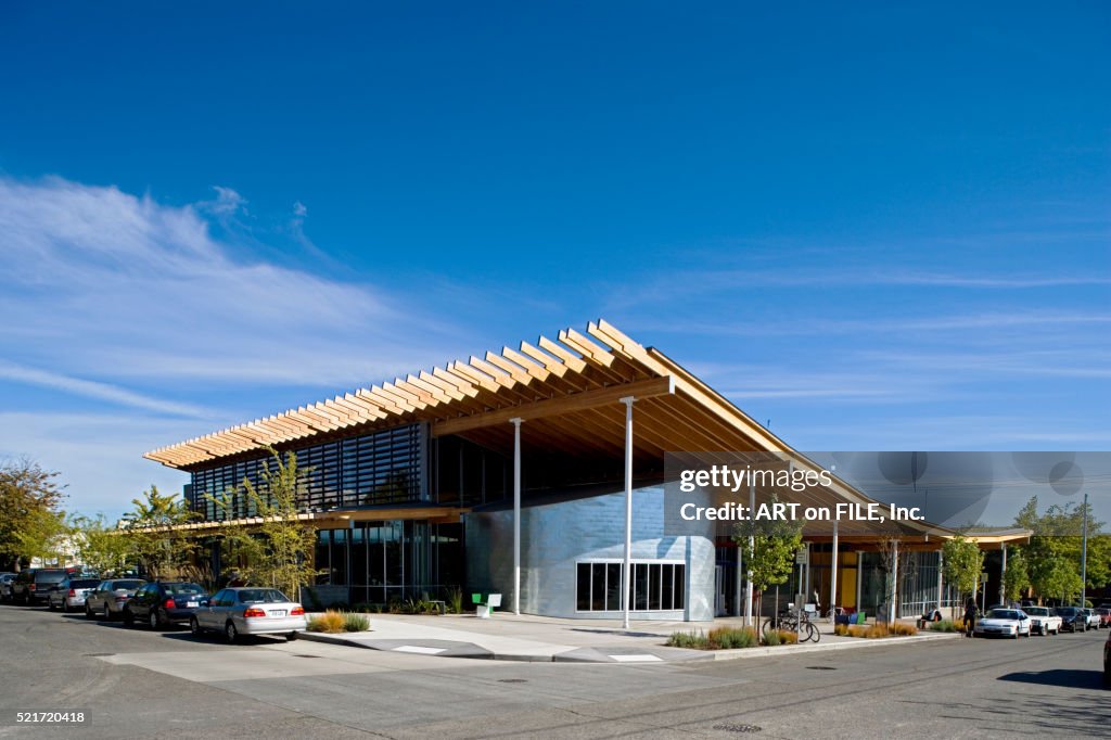 Seattle Public Library Ballard Branch HighRes Stock Photo Getty Images