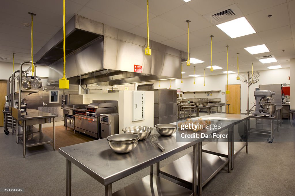 High School Cafeteria Kitchen HighRes Stock Photo Getty Images