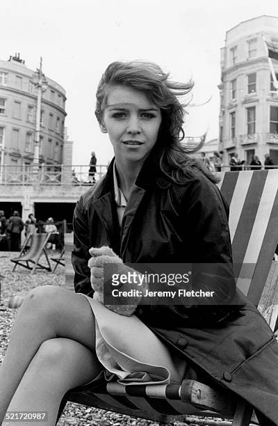 English actress Leslie Ash, star of the film 'Quadrophenia', in Brighton, UK, 1978.