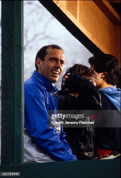 English athlete Steve Ovett in Battersea Park, London, 1985.