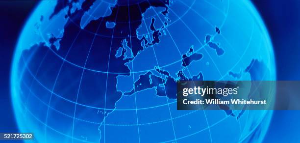 transparent globe - diplomazia foto e immagini stock
