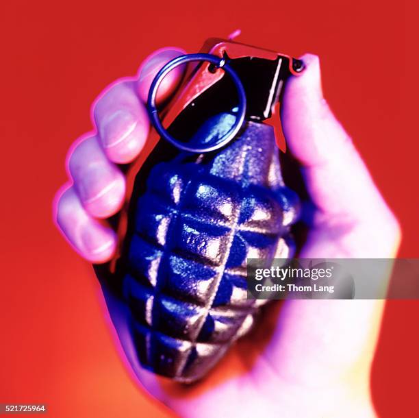 hand grenade - grenade à main photos et images de collection
