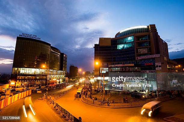 addis ababa cityscape - ethiopia city stock pictures, royalty-free photos & images