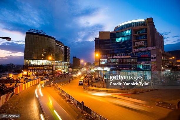 addis ababa cityscape - addis abeba bildbanksfoton och bilder