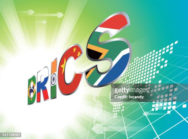 brics (brazil, russia, india, china, south africa) background - 高峰會議 幅插畫檔、美工圖案、卡通及圖標