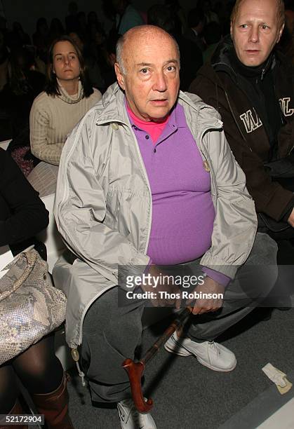 Kal Ruttenstein attends the Jeffrey Chow Fall 2005 fashion show during the Olympus Fashion Week at Bryant Park February 10, 2005 in New York City.