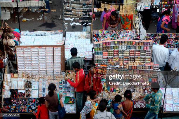 girls and women shopping in ladies market in ahmedabad, gujarat, india - fake of indian girls stock pictures, royalty-free photos & images