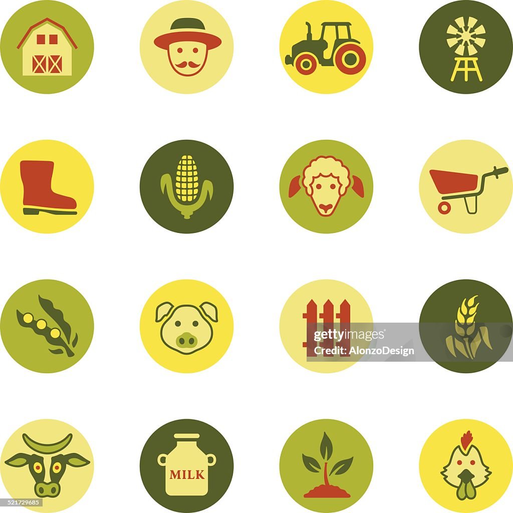 Farm Icon Set