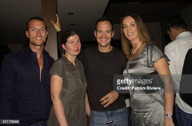 March 2004 - Shane Montell, Ilse Crawford, Robert Goran and Jane Luedecke at the opening of Nude Bar in Glebe, Sydney, Australia.