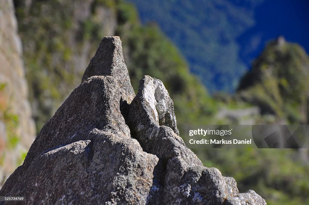 Rock known as "Model of Machu Picchu"