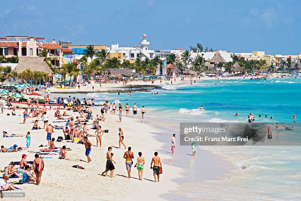 Beach in Playa del Carmen