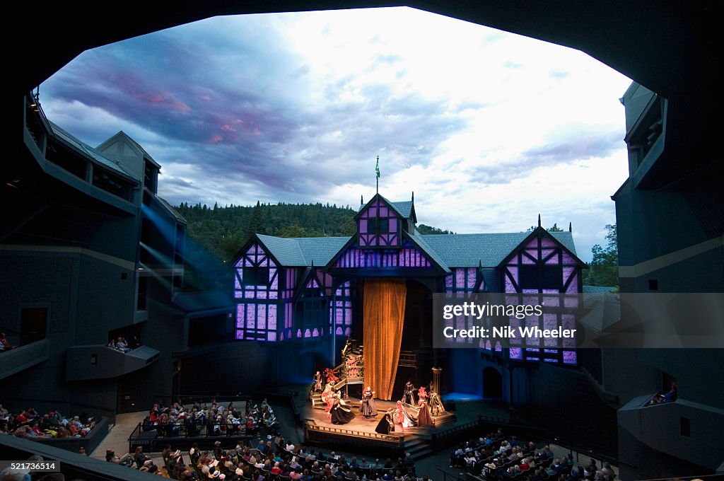 Performance at the Oregon Shakespeare Festival in Ashland, Oregon