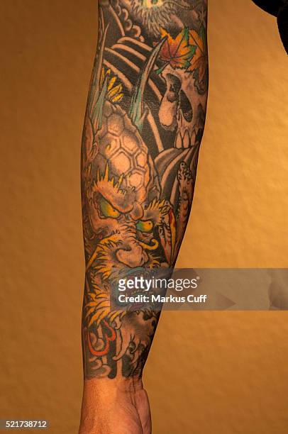 60 Dragon Arm Tattoo Photos and Premium High Res Pictures - Getty Images