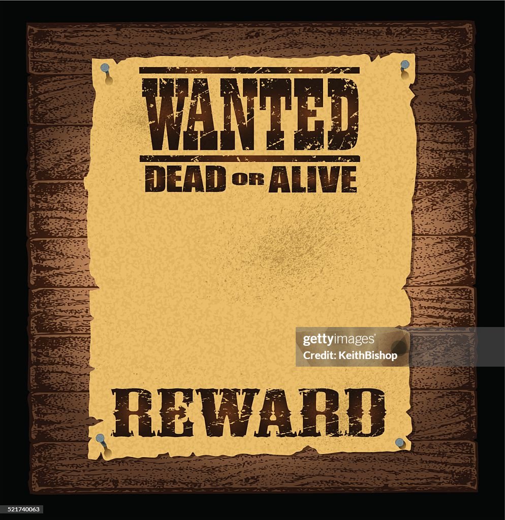 Wanted Poster Background