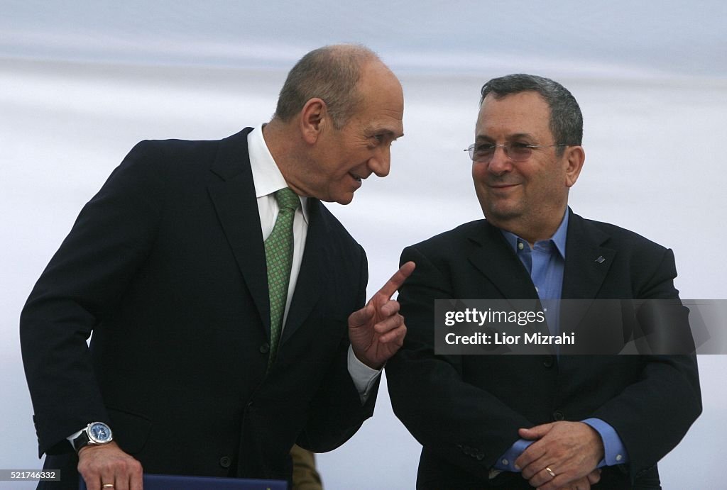 Ehud Olmert And Ehud Barak