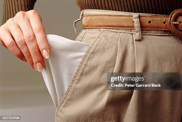 empty pockets - pocket stock pictures, royalty-free photos & images