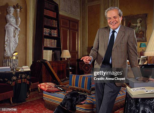 banker david de rothschild at home - french david de rothschild stockfoto's en -beelden