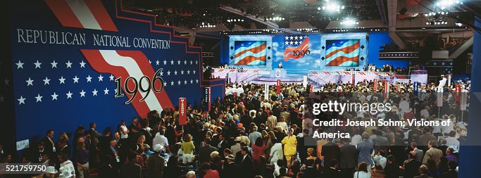 Crowds at the Republican National Convention of 1996