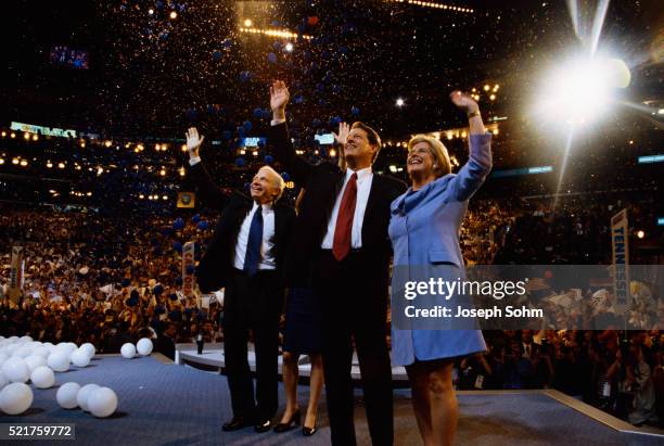 presidential nominees at democratic convention - nominees party stock pictures, royalty-free photos & images