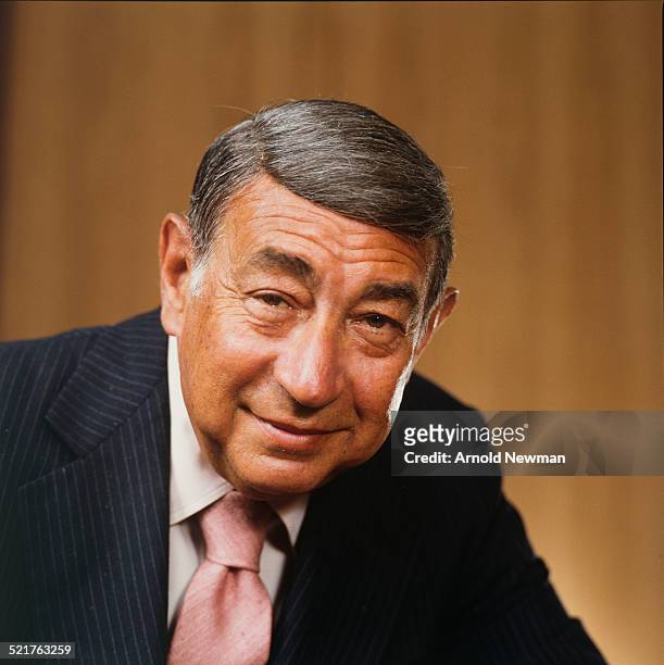 Portrait of American television sports journalist Howard Cosell , West Hampton, New York, July 16, 1983.