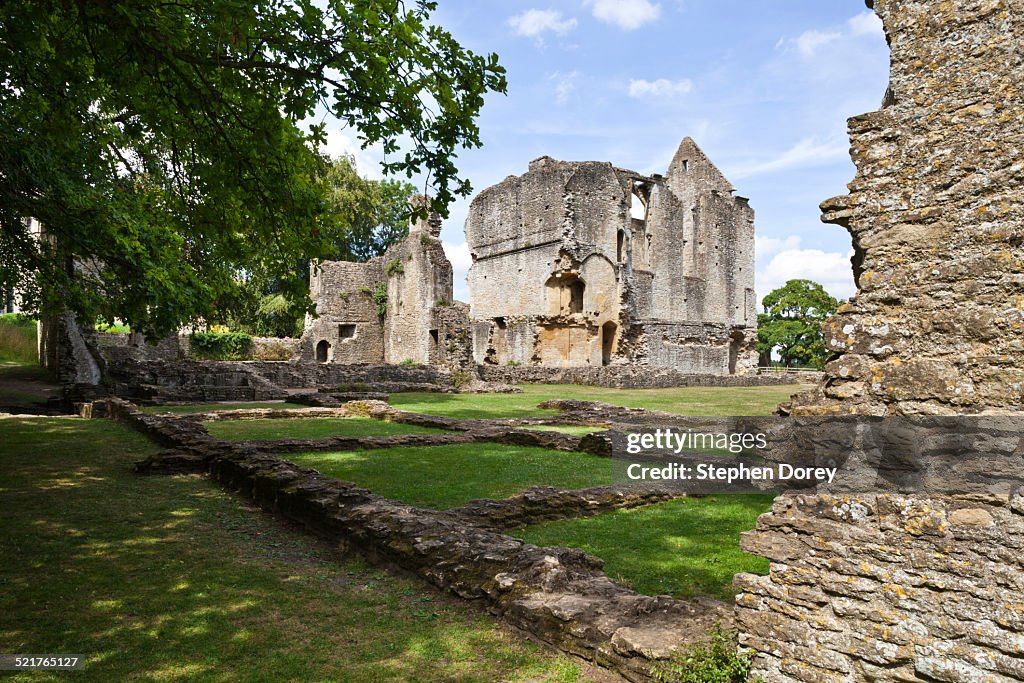 The ruins of Minster Lovell Hall, Oxfordshire