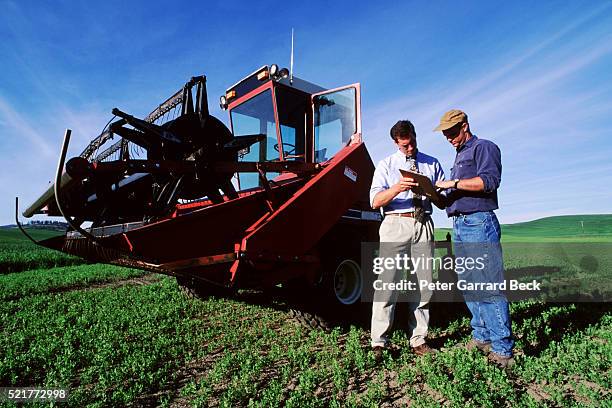 farmer meeting with businessman - agricultural policy stock pictures, royalty-free photos & images