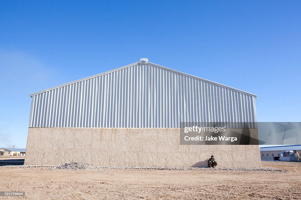 Bored Soldier, Afghan Army Base, Afghanistan