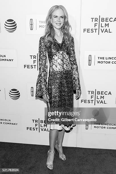 Actress/producer Nicole Kidman attends "The Family Fang" Premiere during 2016 Tribeca Film Festival at John Zuccotti Theater at BMCC Tribeca...