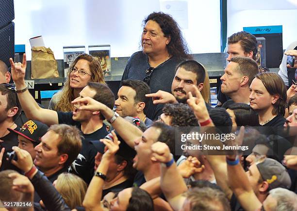 Chuck Billy of Testament attends Metallica's concert on Record Store Day at Rasputin Music on April 16, 2016 in Berkeley, California.