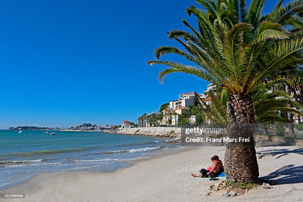 Plage de la Residence et du Grand Vaillat, Bandol-sur-Mer, Provence
