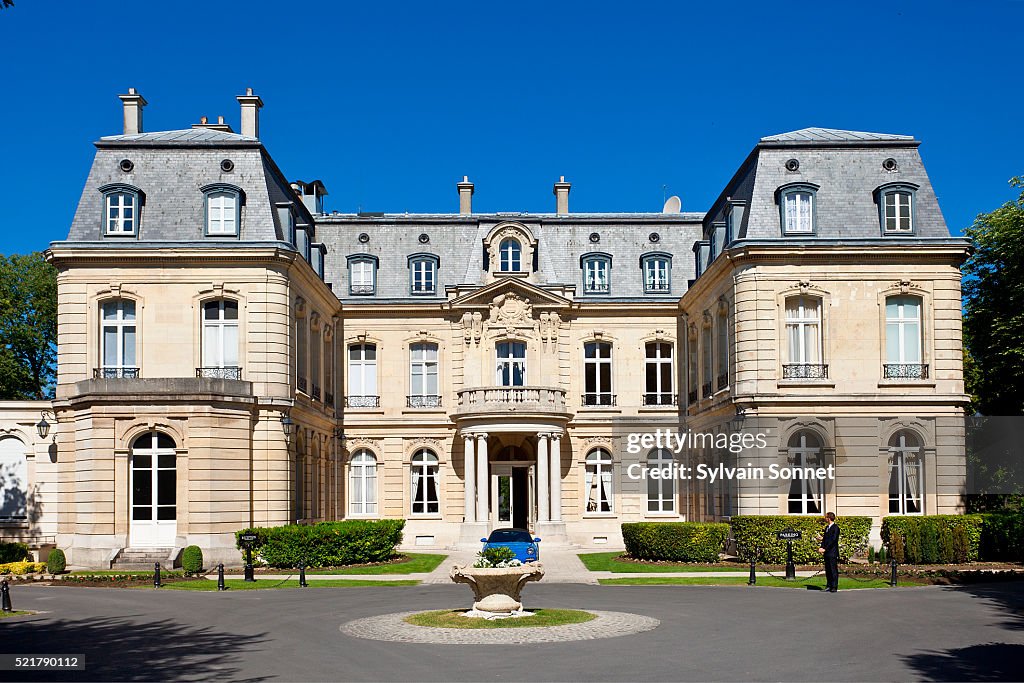 France, Marne, Reims, Chateau les Crayeres Restaurant