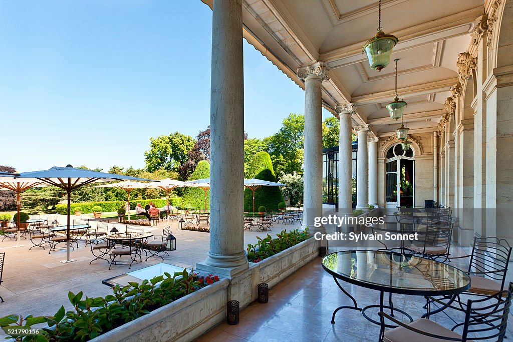 France, Marne, Reims, Chateau les Crayeres Restaurant