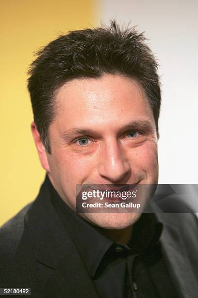 Author Patrick Marber attends the "Asylum" Press Conference during the 55th annual Berlinale International Film Festival on February 11, 2004 in...