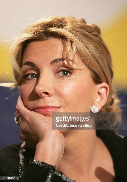 Actress Natasha Richardson attends the "Asylum" Press Conference during the 55th annual Berlinale International Film Festival on February 11, 2004 in...