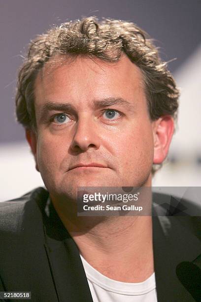 Actor Hugh Bonneville attends the "Asylum" Press Conference during the 55th annual Berlinale International Film Festival on February 11, 2005 in...