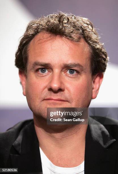 Actor Hugh Bonneville attends the "Asylum" Press Conference during the 55th annual Berlinale International Film Festival on February 11, 2005 in...