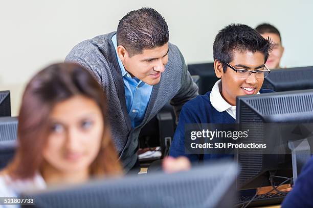 Indian Computer Student Indian Computer Teacher Photos and Premium High Res Pictures - Getty Images