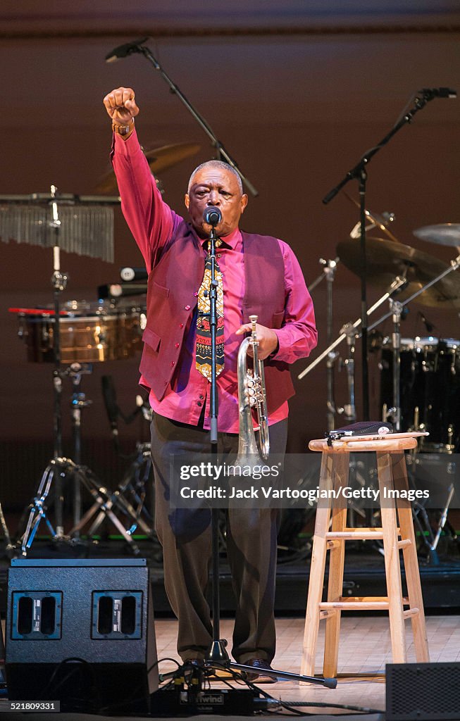 Hugh Masekela At 'Twenty Years Of Freedom' Concert